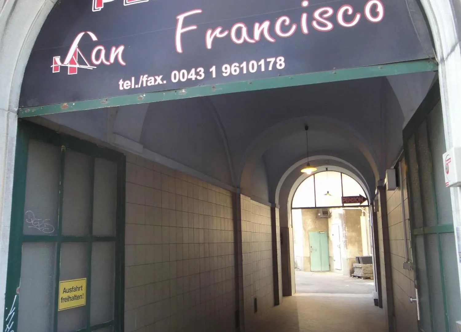 Nocleg ze śniadaniem Pension San Francisco Wiedeń